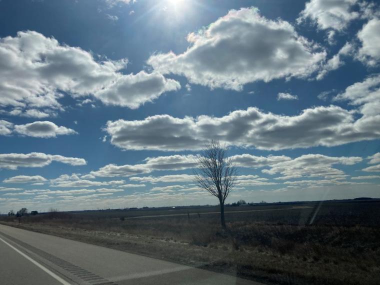 March 2025 - Natural Clouds and Clear Skies Over Iowa