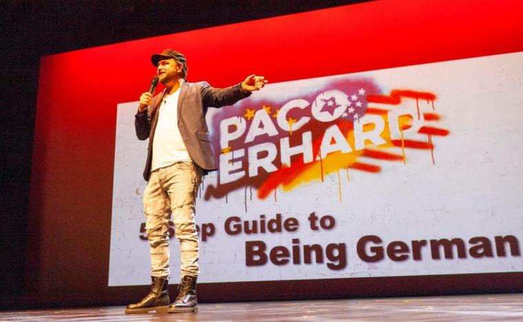 "5-Step Guide to Being German" at the Adler Theatre -- March 29.