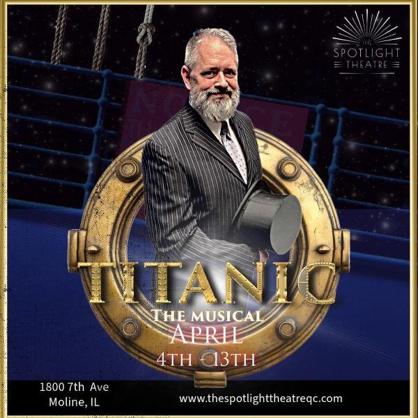 Joe Urbaitis in Titanic: The Musical at the Spotlight Theatre -- April 4 through 13