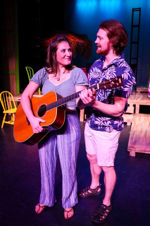 Kirsten Sindelar and Jack Bevans in Escape to Margaritaville