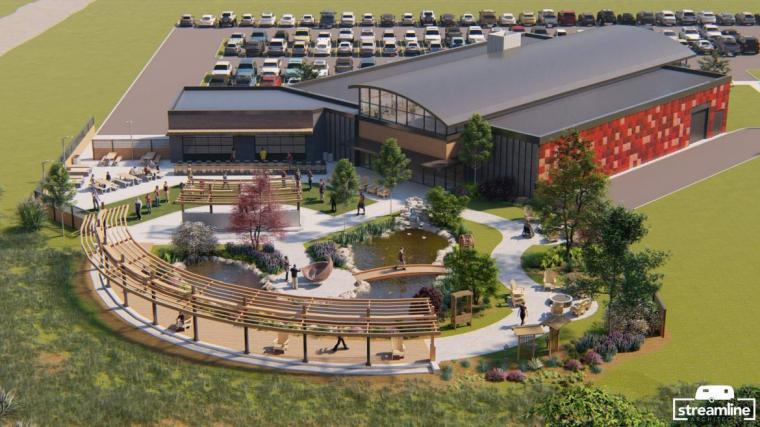 NTI Dispensary Development at the Milan Bottoms Conceptual Rendering by Streamline Architects.