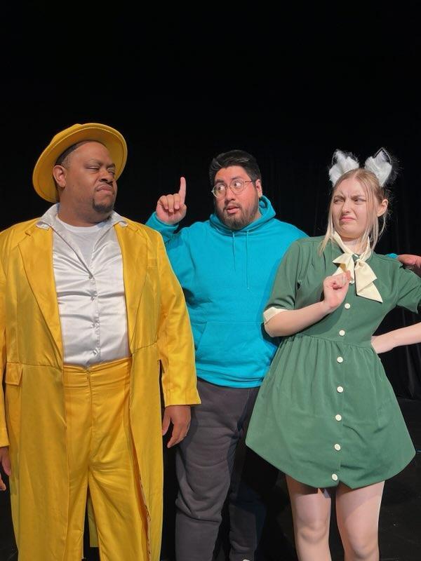Keenen Wilson, Andres Garcia, and Bella Kuta in Zooted Suits