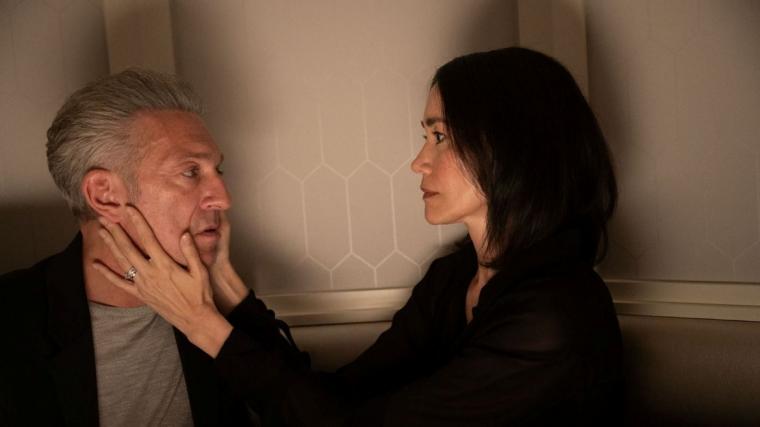 Vincent Cassel and Sandrine Holt in The Shrouds
