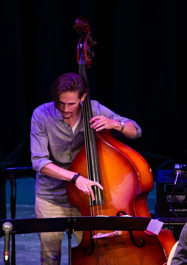 Drew Morton will sub on upright bass for the Mike Conrad Trio's June 29 Redstone Room concert.
