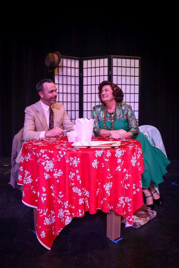 Julie Funk plays Mama Rose, and Brian McKenrick is her love interest, Herbie, in Music Guild's "Gypsy," running August 8-17 at Prospect Park Auditorium, 1584 34th Ave., Moline.