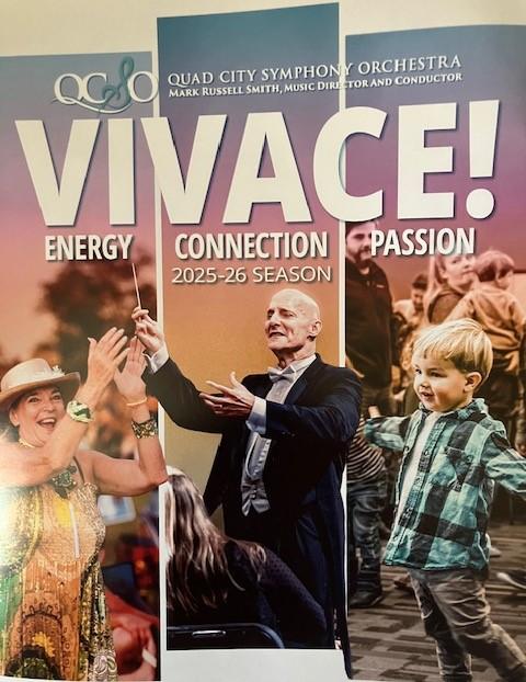 The cover of the new QCSO 2025-26 season brochure.