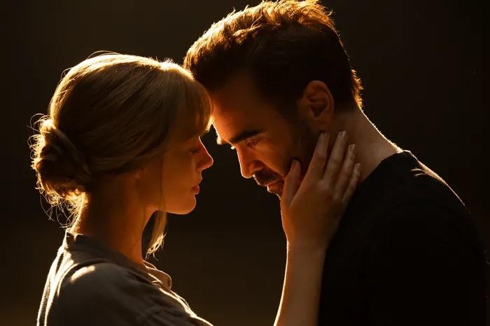 Margot Robbie and Colin Farrell in A Big Bold Beautiful Journey
