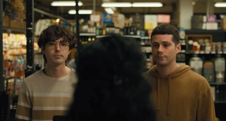 James Sweeney and Dylan O'Brien in Twinless