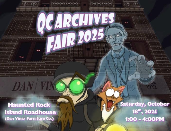 2025 Quad Cities Archives Fair at Dan Vinar Furniture Company -- October 18.