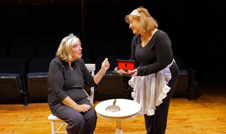 Jackie Skiles and Amanda Wilson in A Sherlock Carol