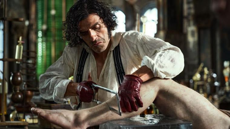 Oscar Isaac in Frankenstein