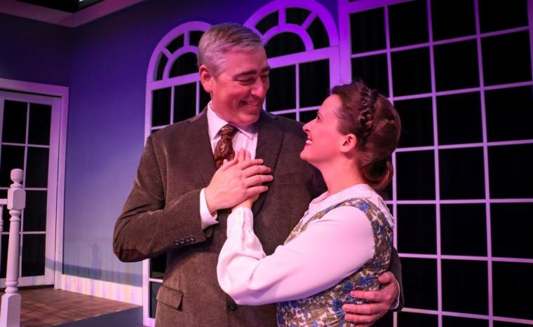 Nathan Bates and Sarah Lounsberry in The Sound of Music