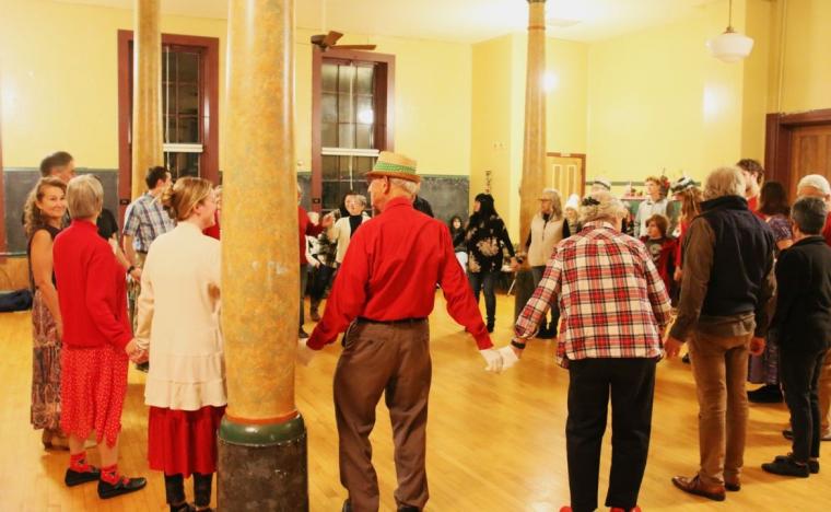 2025 Lucia Nights in Bishop Hill -- December 12 and 13 (photo by Lou Lourdeau).