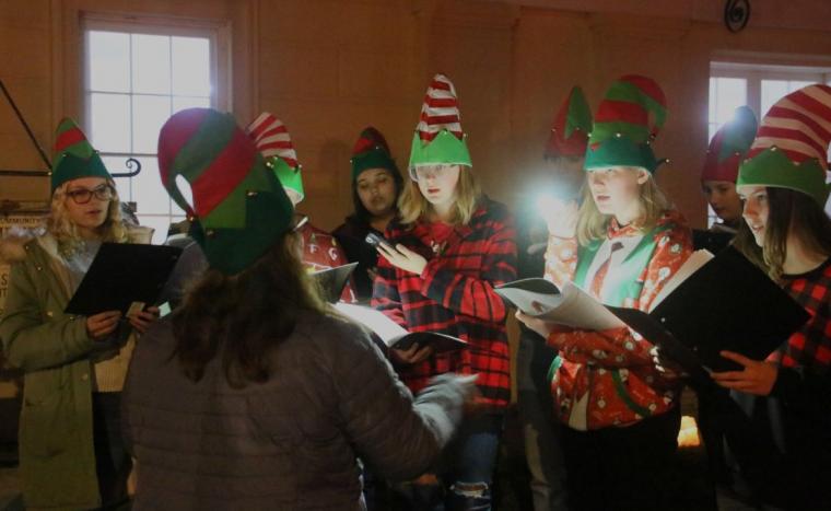 2025 Lucia Nights in Bishop Hill -- December 12 and 13 (photo by Lou Lourdeau).