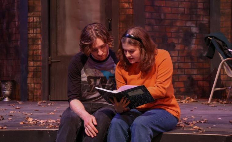 Aaron Randolph IV and Abby Malina in Proof at Augustana College