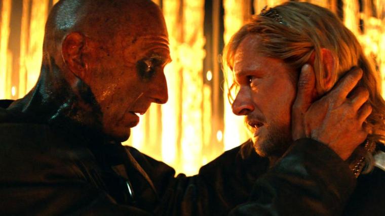 Ralph Fiennes and Jack O'Connell in 28 Years Later: The Bone Temple