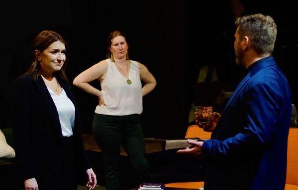 Leslie Day, Stephanie Burrough, and Thomas Alan Taylor in God of Carnage