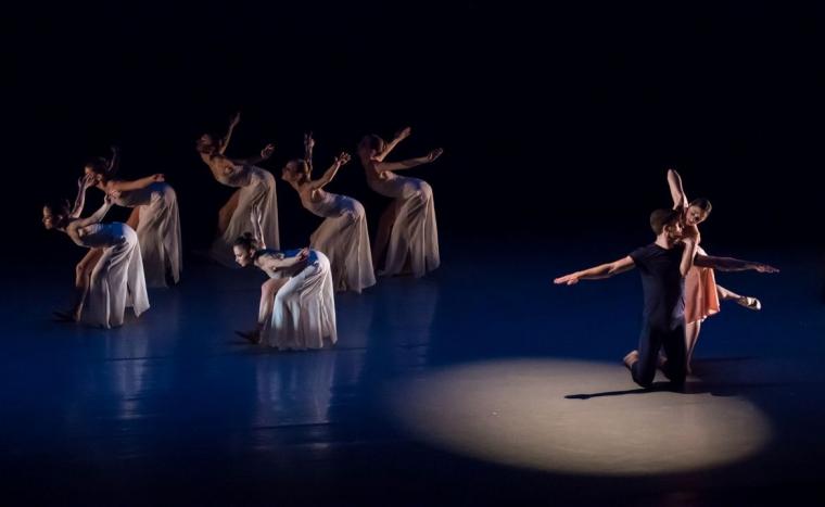 scene from Ballet Quad Cities' 2015 "Romeo + Juliet"