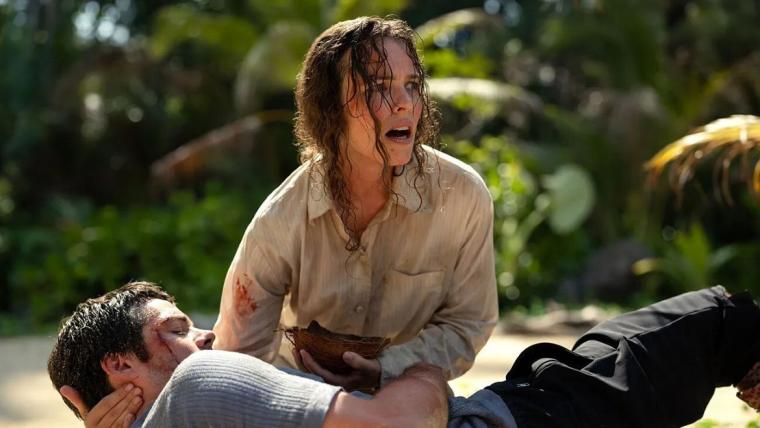 Dylan O'Brien and Rachel McAdams in Send Help