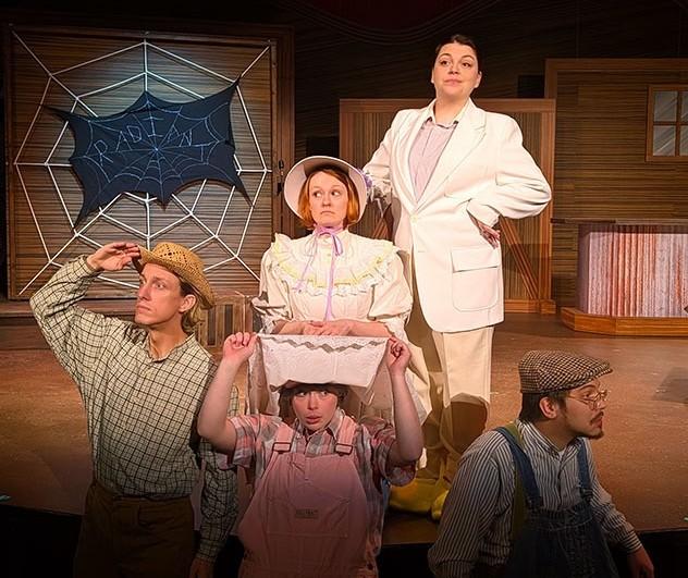 Adam Cerny, Vivian Browne, Hanna Marie Felver, Kelsi Ford, and Micah Bernas in Charlotte's Web