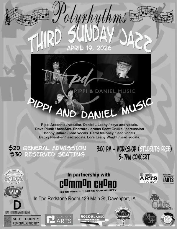 Pippi & Daniel Music at the Redstone Room -- April 19.