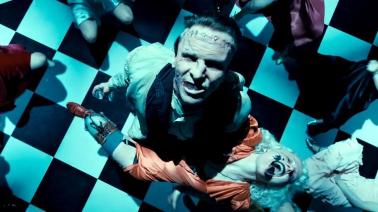 Christian Bale and Jessie Buckley in The Bride!