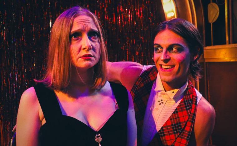 Stpehanie Moeller and John Whitson in Cabaret