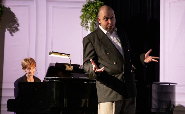 Michelle Ctouch and Brent Behrens in Master Class