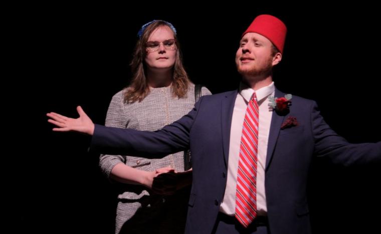 Sora Richter and Noah Johnson in The Skin of Our Teeth