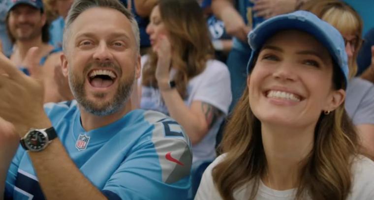 Nate Bargatze and Mandy Moore in The Breadwinner
