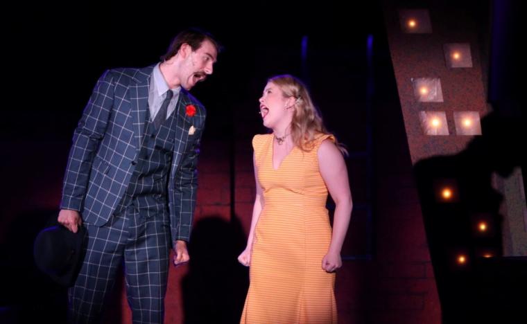 Haakan Packwood and Peyton Houston in Guys & Dolls