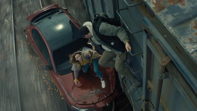 Emily Blunt and Josh O'Connor in Disclosure Day