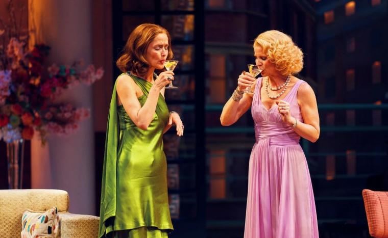 Rose Byrne and Kelli O'Hara in Fallen Angels
