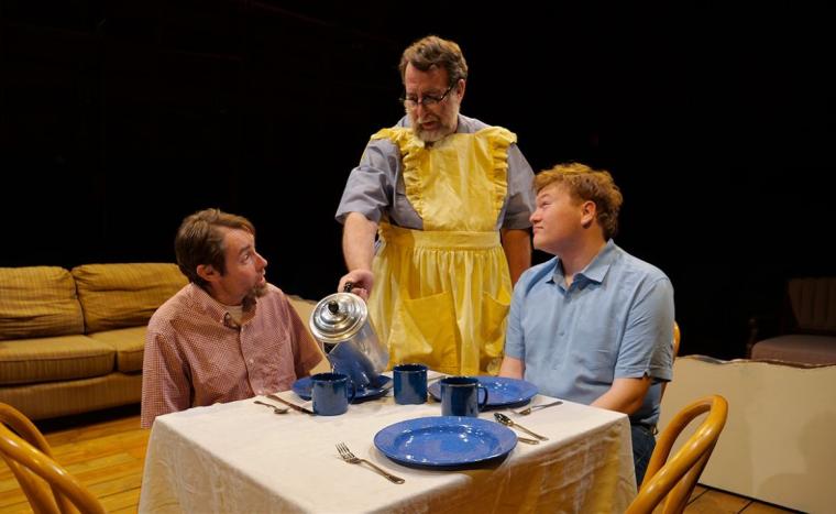 Gregory O'Neill, Gary Talsky, and Ethan Sundeen in The Rainmaket