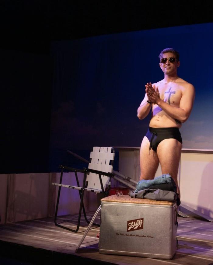 Chase Austin in The Shark Is Broken (photo by Capturing Fireflies Photography)