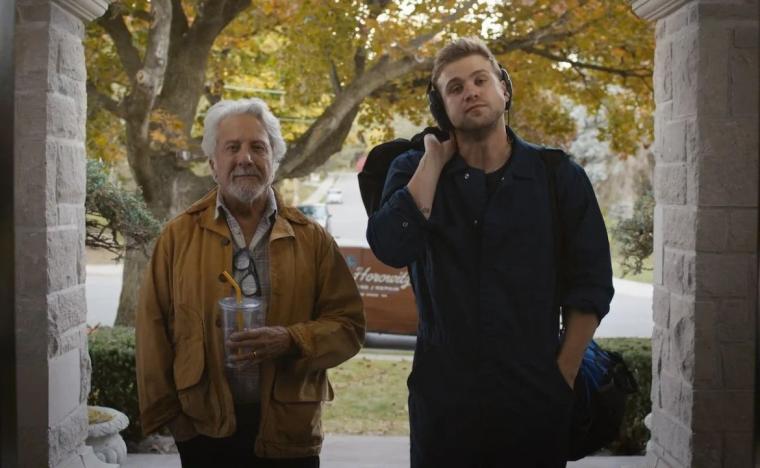 Dustin Hoffman and Leo Woodall in Tuner