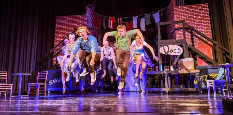 ensemble members in West Side Story