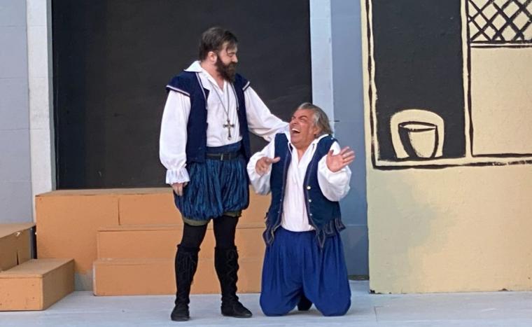 Andy Curtiss and Mischa Hooker in The Taming of the Shrew