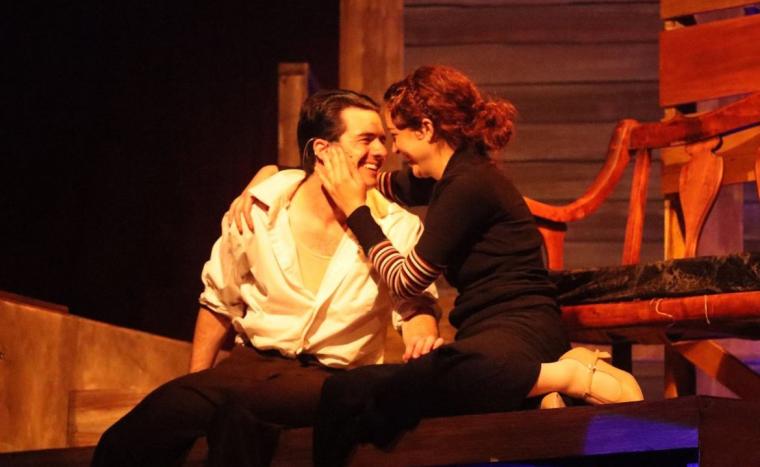 Will Braxton Coffey and Mandy McGovern in Bonnie & Clyde