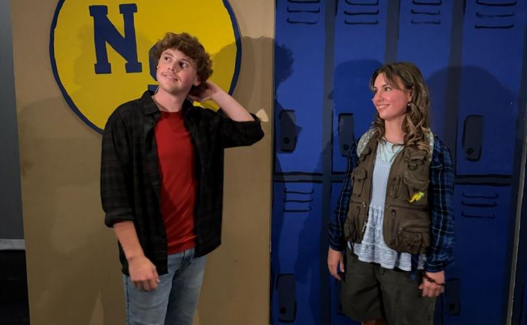 Reece Riewerts and Ryenne Lacher in Mean Girls