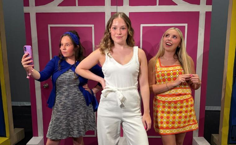 Maisie Geigle, Lily Schloss, and Rebekah Riewerts in Mean Girls