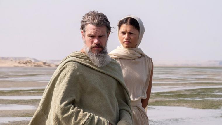 Matt Damon and Zendaya in The Odyssey