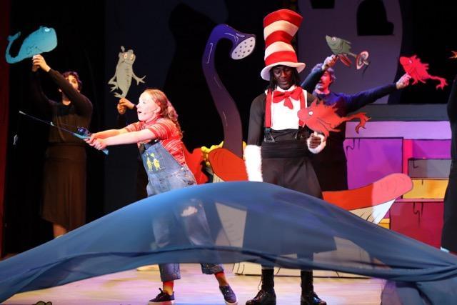 Paige Madej and Adam Thompson in Seussical the Musical