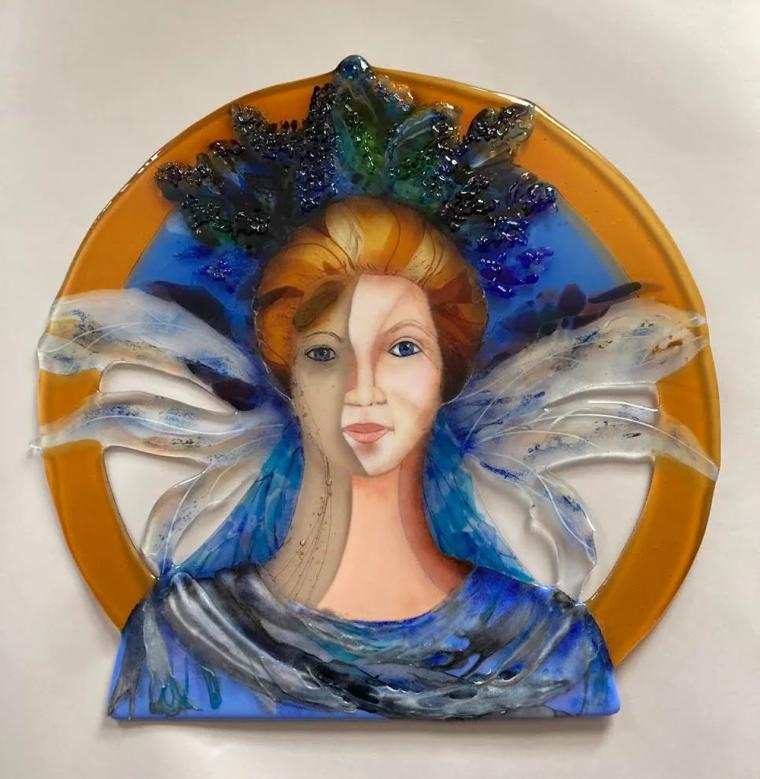 Barbara Shultz-Hetrick's "Rebirth" at the Quad City Arts International Airport Gallery -- through August 31.