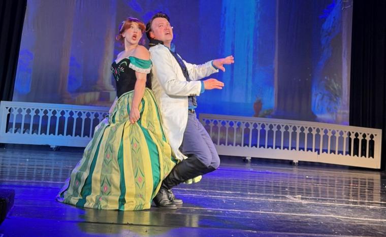 Callen Sederquist and Tyler Henning in Disney's Frozen