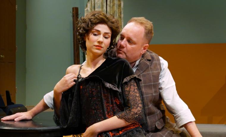 Kassidy Holdridge and Justin Raver in Picasso at the Lapin Agile