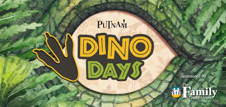 2026 Dino Days at the Putnam Museum & Science Center -- August 15 and 16.