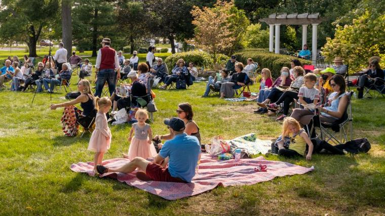 Ballet Quad Cities' "Ballet on the Lawn" at Davenport's Outing Club -- September 13.