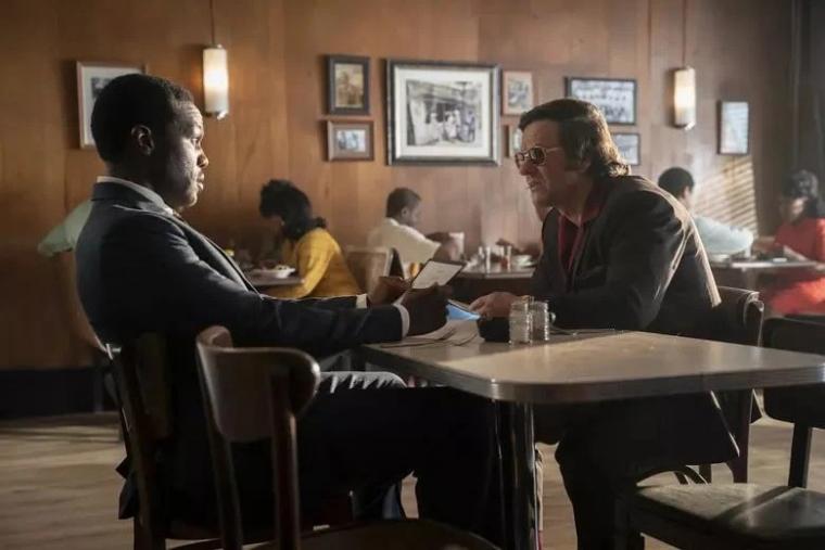 Yahya Abdul-Mateen II and Mark Wahlberg in By Any Means