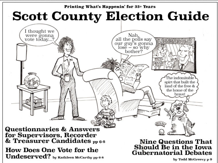 Why Bother Voting The Polls Say Our Guy Is Going to Lose Cartoon by George Sedlak copyright 2026